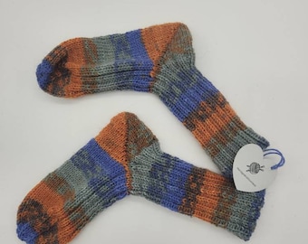 Kindeesocken handgestrickt Größe 24/25