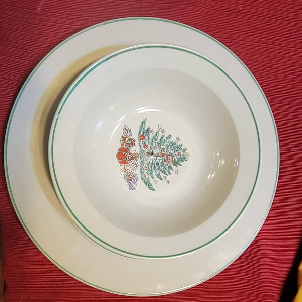 Gibson Christmas Dinnerware Etsy