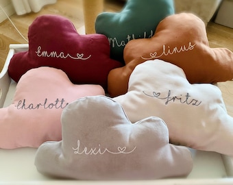 Pillow cloud pillow with name personalized gift birth gift baby