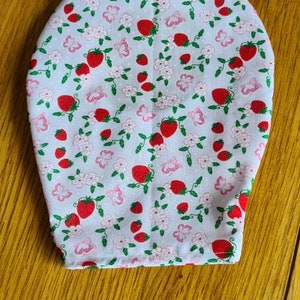 Fraises imprimer fond ouvert - Open bottom Stoma sac poche couvercle pour Ostomy Ileostomy Colostomy