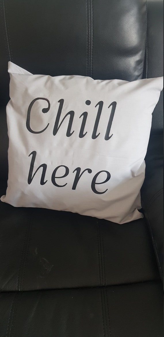 chill here pillow