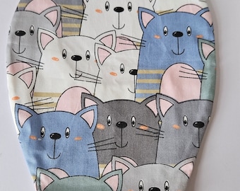 Multidão de gatos - Capa de bolsa de algodão para estoma para ostomia ileostomia colostomia