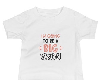 Amor – vou ser irmã mais velha! Camiseta de manga curta