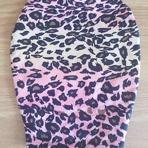 Summer Leopard print open bottom - Open bottom Stoma bag pouch cover for Ostomy Ileostomy Colostomy