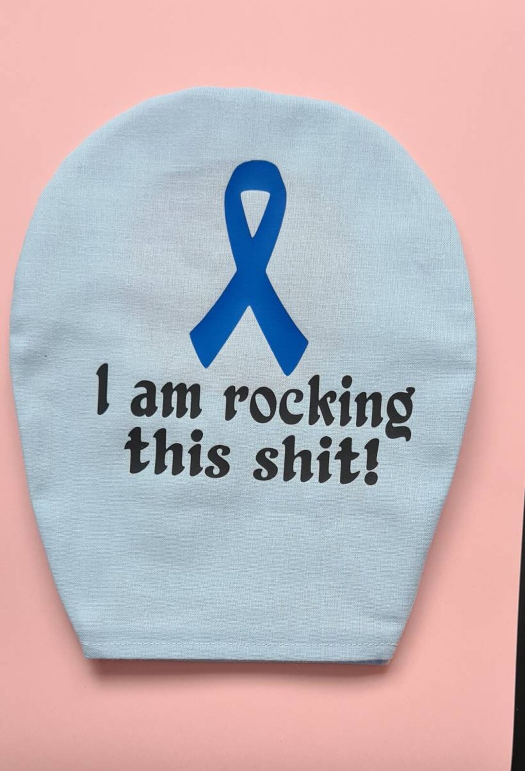 Colon Cancer Ribbon Ostomy Pouch Cover, Funny Stoma Bag - Etsy