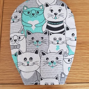 Chats verts - Housse de poche de sac de stomie en coton pour stomie Iléostomie Colostomie