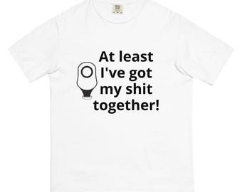 Camiseta unissex com logotipo divertido de estoma