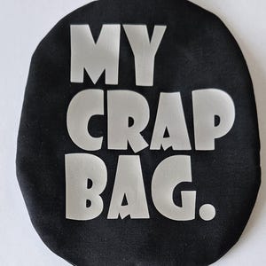 Mon sac de merde.  Housse de sac de stomie à fond OUVERT ou FERMÉ pour stomie iléostomie colostomie