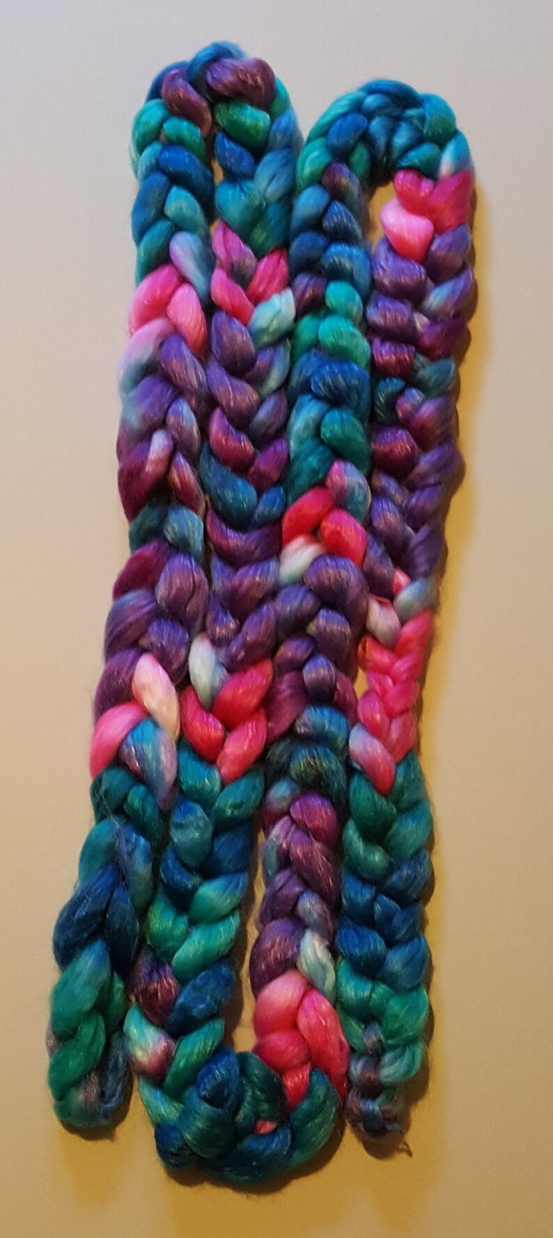 Hand Dyed Wool Roving Blue Peacock Etsy