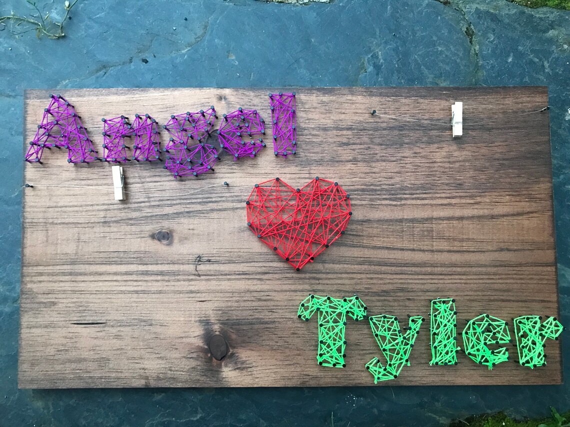 String. Sign Sk String Art Signs - Etsy