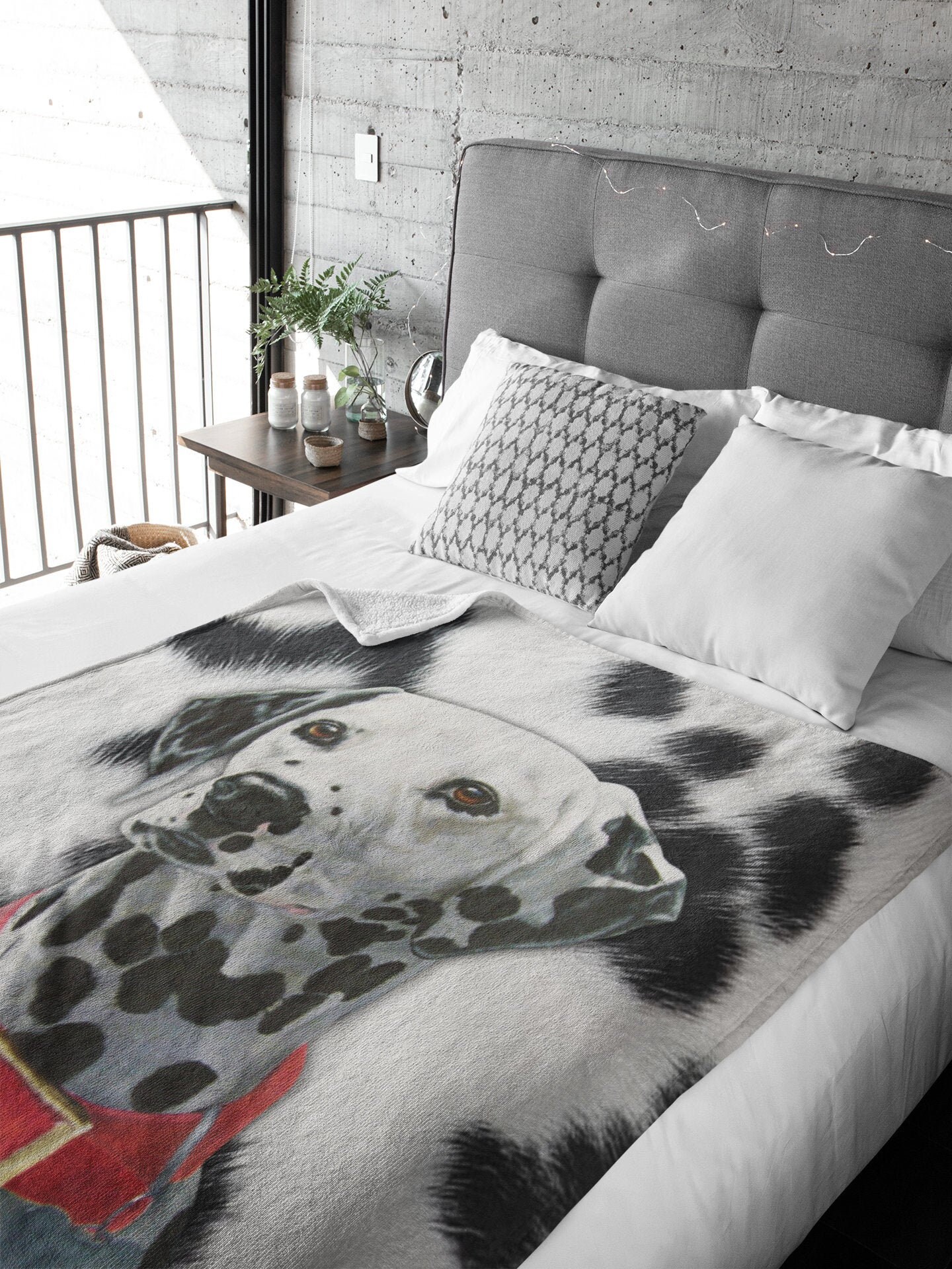 Dalmatiner Decke dalmatinische Geschenke Hund Decke Etsy