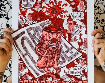 Lembre-se de esquecer - IMPRESSÃO DE ARTE SERIGRAFADA