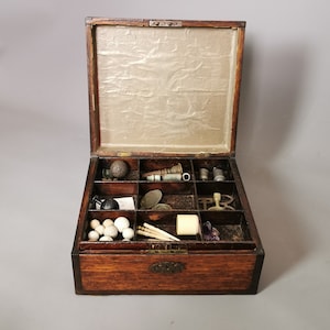 Antique wunderkammer, Collectors box, Curiosities
