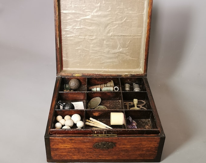 Antique wunderkammer, Collectors box, Curiosities