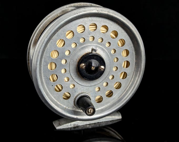 Vintage Intrepid Rim fly, trout fishing reel