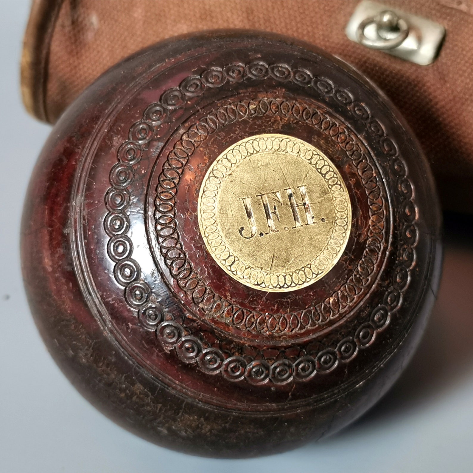 Vintage 1930's lawn bowls Taylor Rolph lignum vitae Etsy