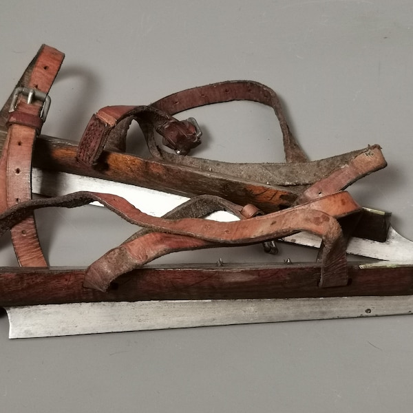 Antique Ice Skates Etsy UK