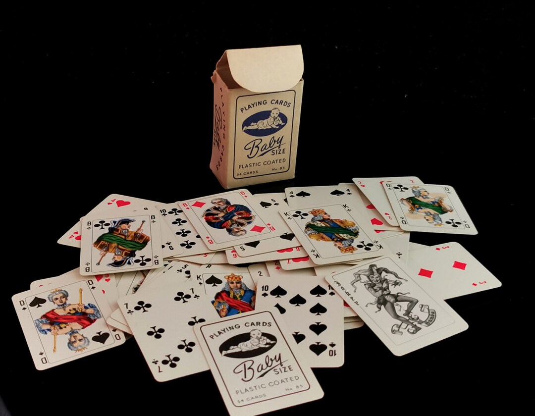 Vintage Miniature Playing Cards Handa Baby Cards Etsy