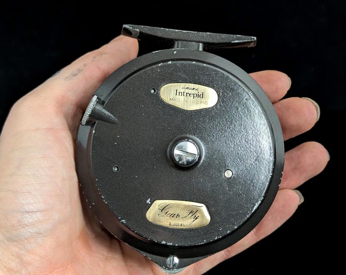 Vintage Intrepid Gear fly fishing reel