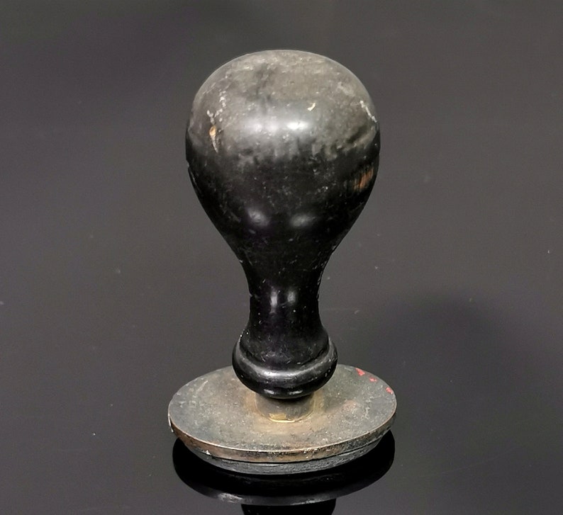 Antique Desk Seal Office Stamp Auctioneers and Valuers Etsy