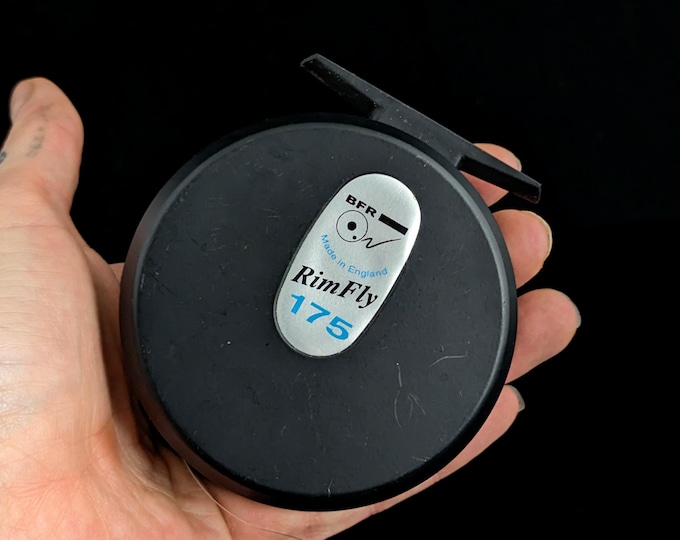 Vintage BFR Rimfly fishing reel, fly fishing