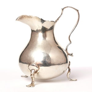 Antique sterling silver cream jug, creamer
