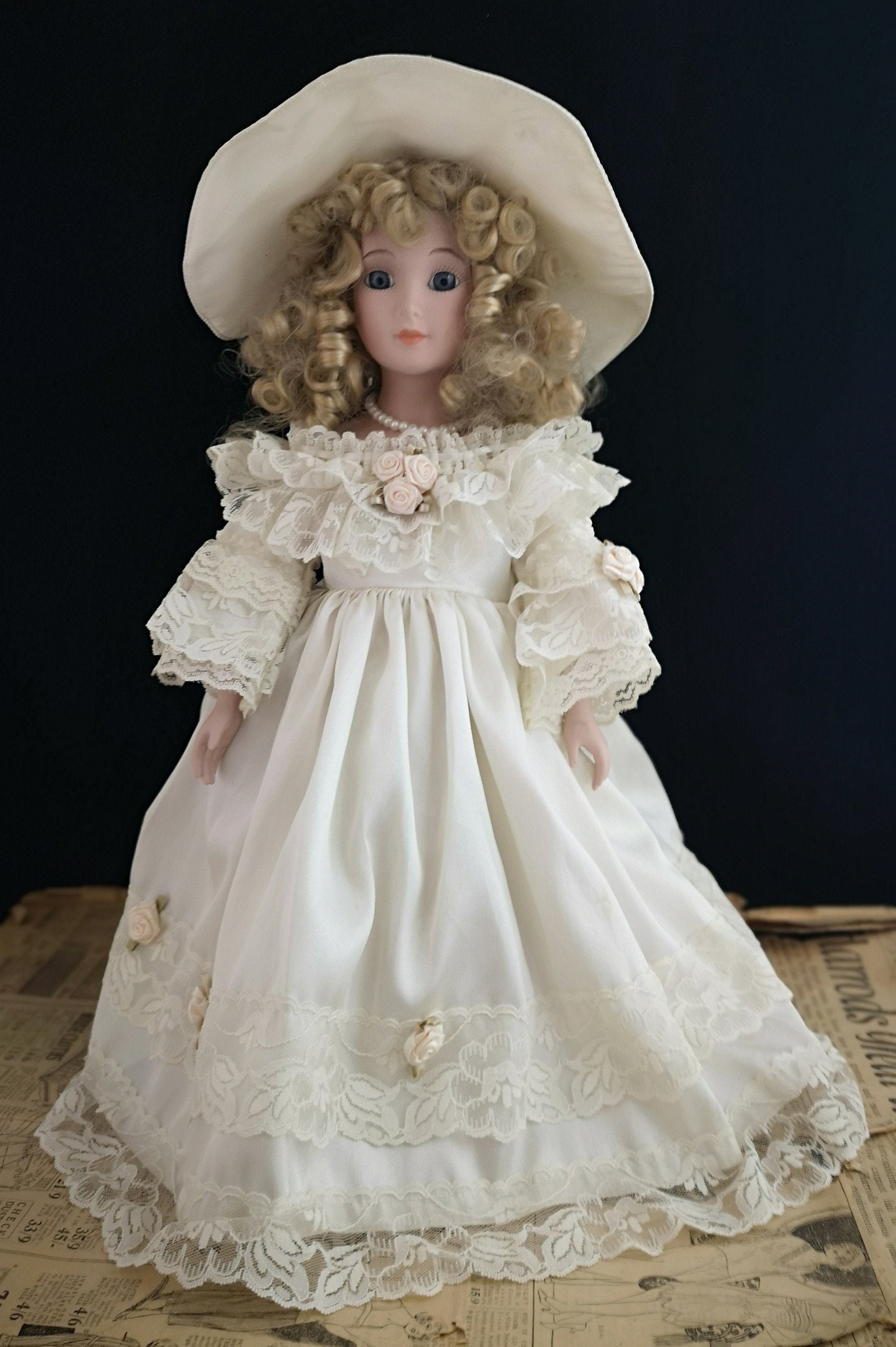 Vintage limited edition porcelain doll, Alberon, Sophie, boxed