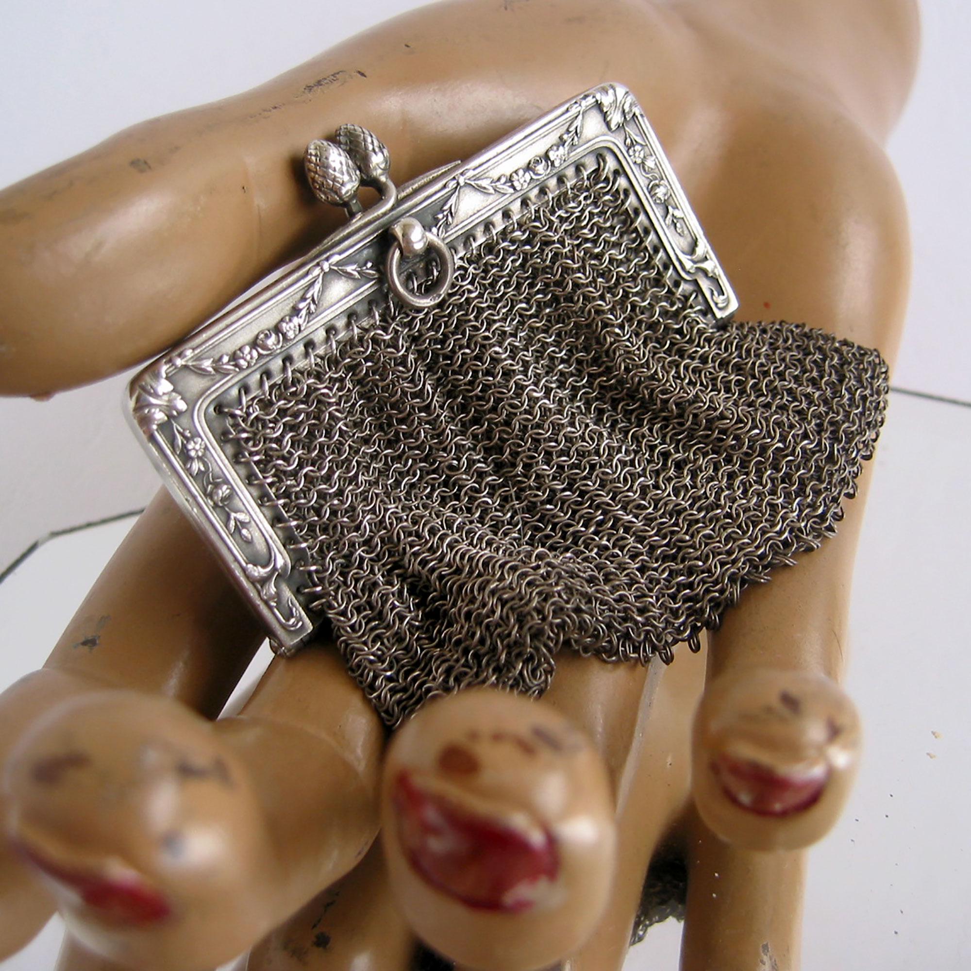 Viktorianische tasche silber