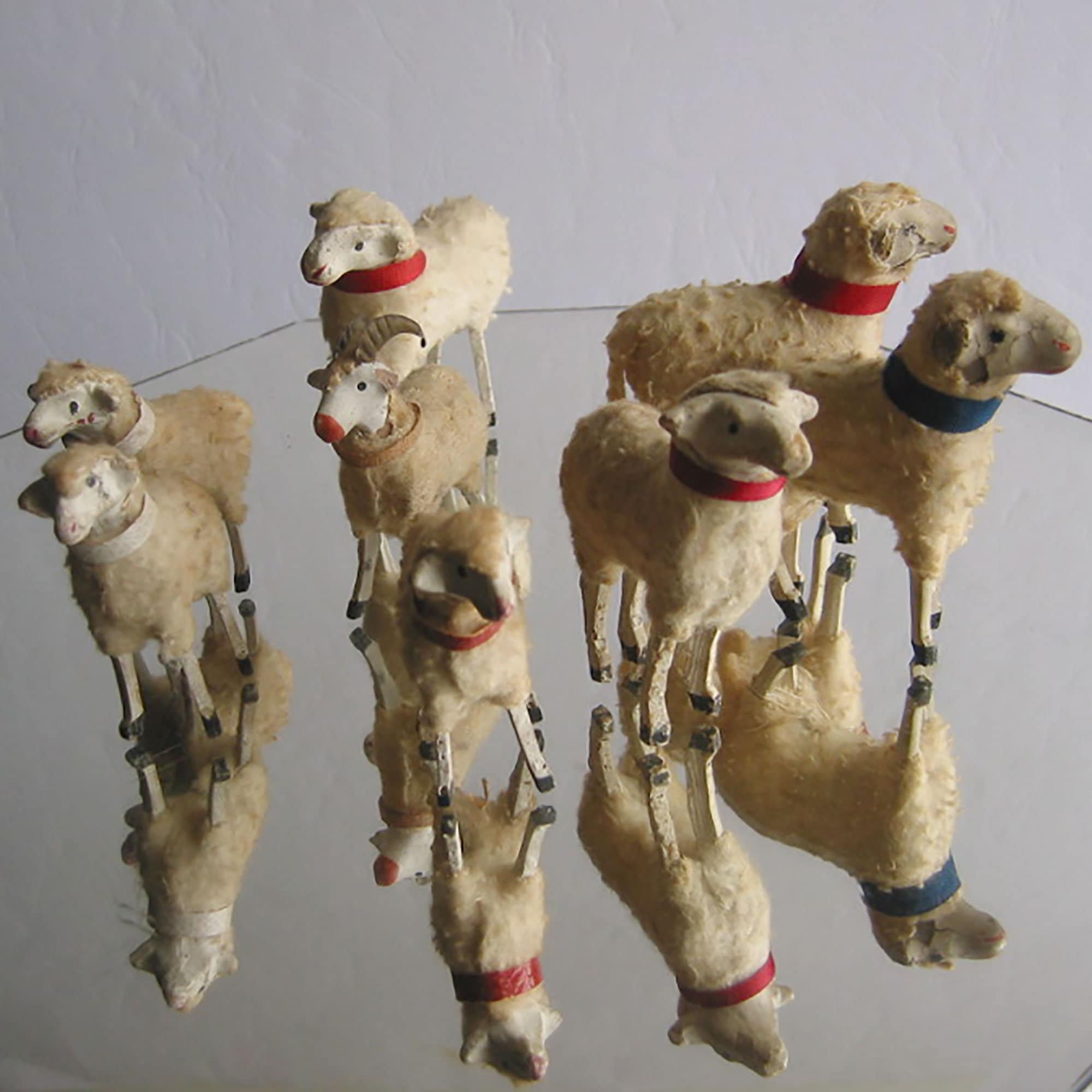 Antique putz sheep - Etsy 日本