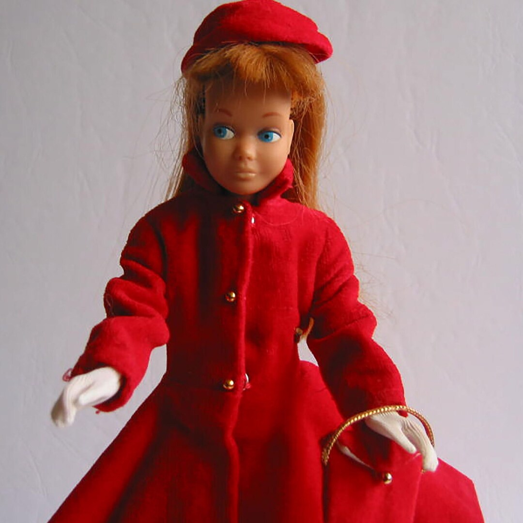1906 MATTEL Barbie Manteau Skipper Dress coat 1964 / 65 vintage - Jeux & Jouets