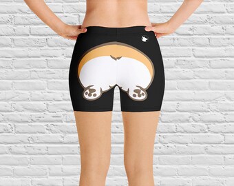 Corgi butt Shorts Black S/M