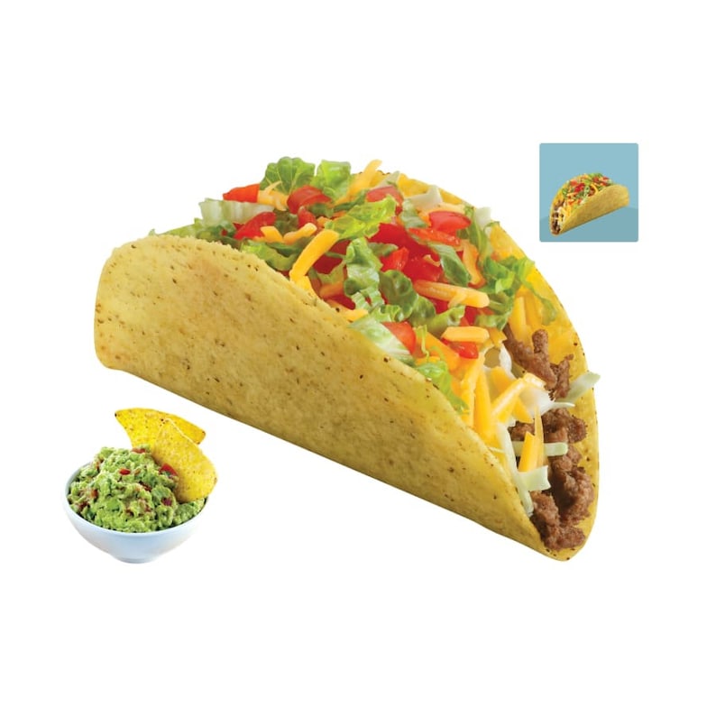 Taco Fathead Giant Food Removable Wall Decal Multiple Sizes Available