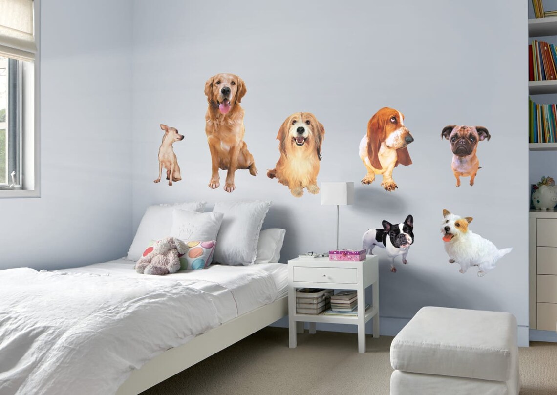 Fathead Dogs Assorted Wall Decals Large Removable Etsy