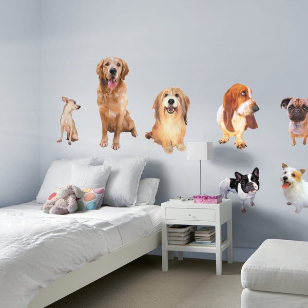Dogs Wall Decals Etsy