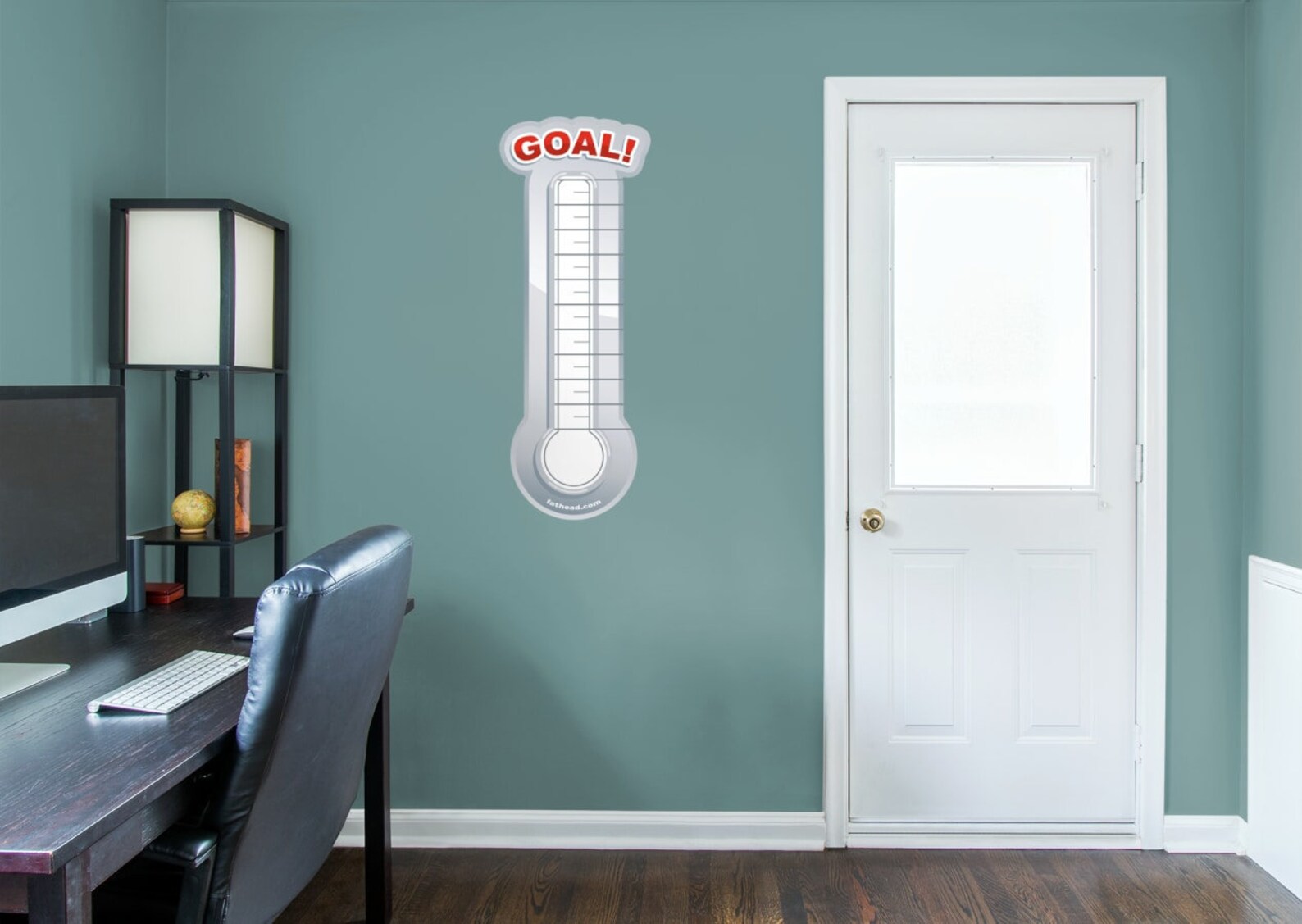 Fathead Dry Erase Goal Thermometer Wall Decal Large Etsy