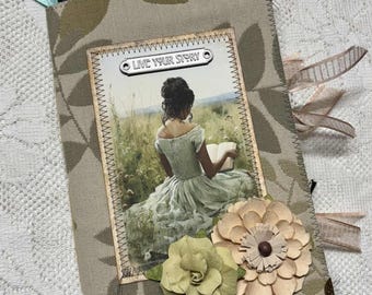 Live Your Story - Decorative Junk Journal - Handmade Diary