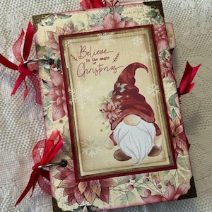 Journal de Noël des gnomes rouges - Journal fait main - Quotidien de décembre