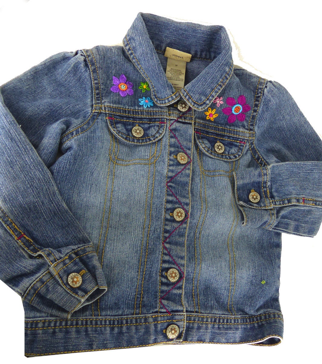 Flower Child Embroidered Jean main image 0