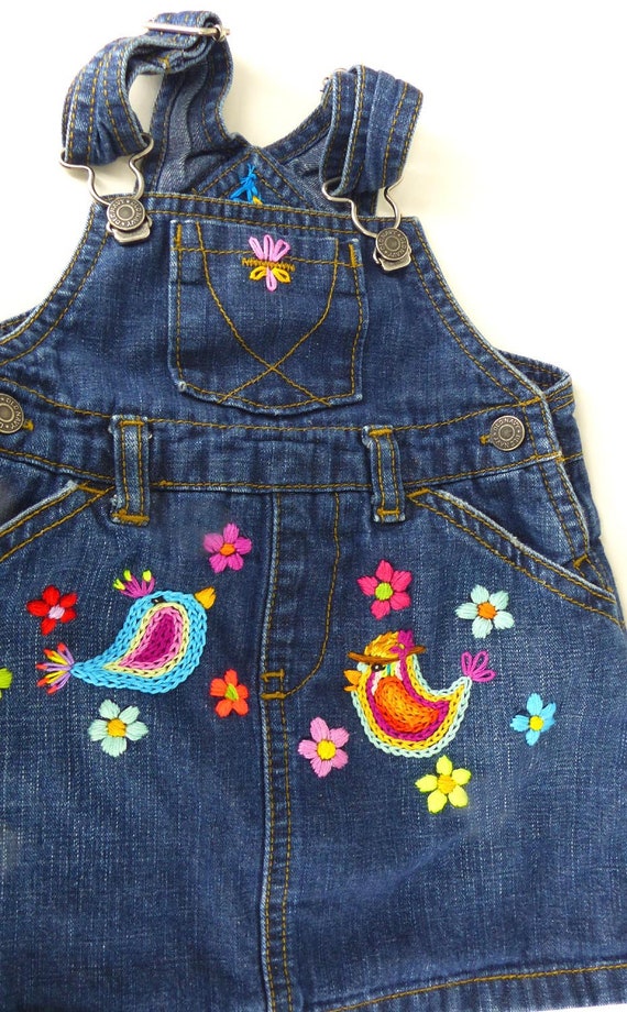 denim overall dress old navy