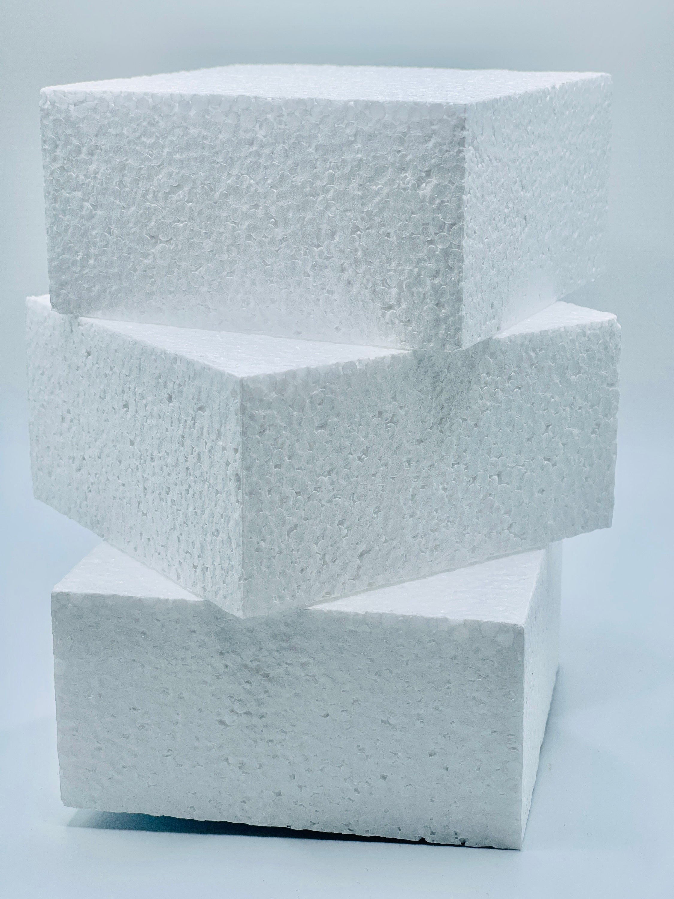 Styrofoam Blocks 12 in. x 4 in. x 2 in., each (pack of 12)