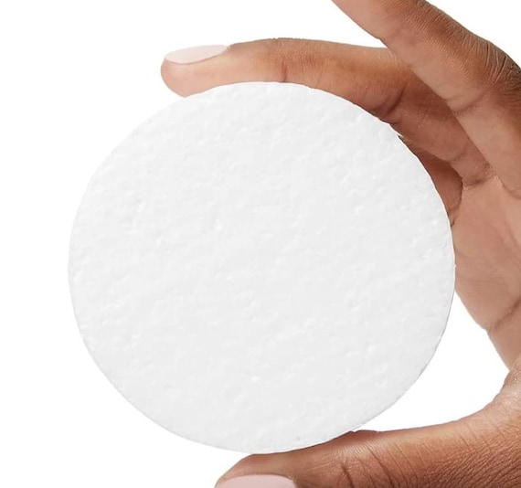 4x1 Soft Smooth Round Foam Circles W/flat Sides, for Ornaments, 4