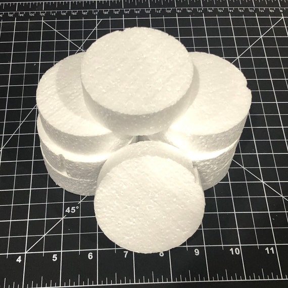 5x1 4/pk Round Foam Disc Craft Foam Circle for DIY Art Projects