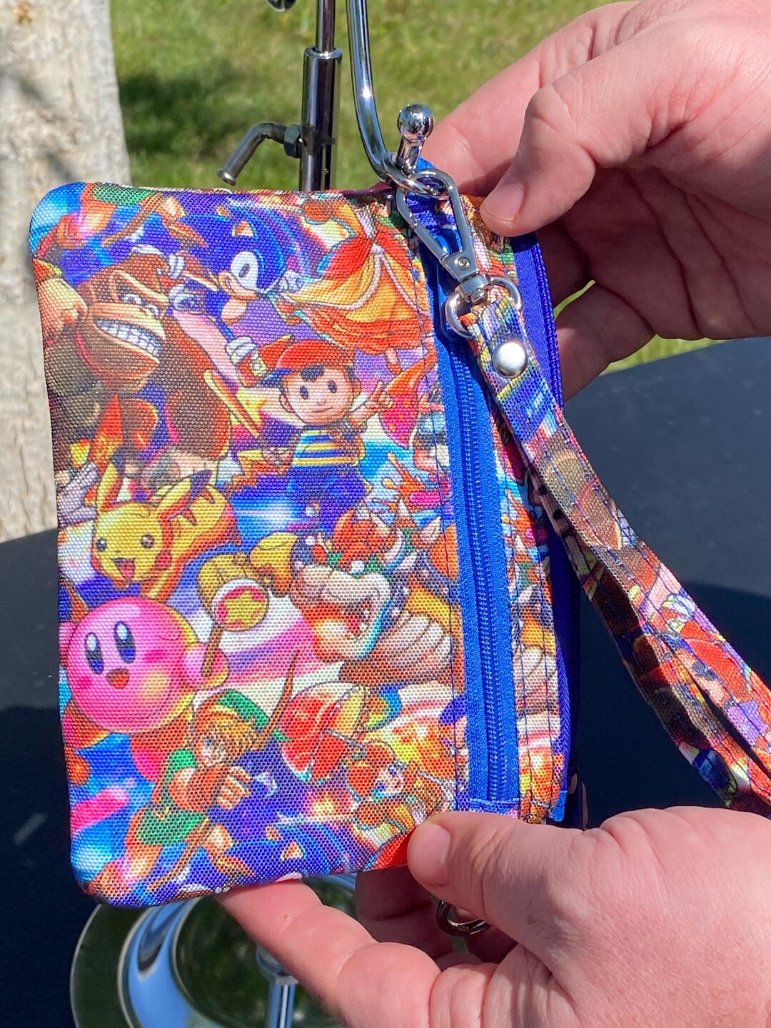 Video Game Characters Themed Big Wallet With Wrist Strap - Etsy