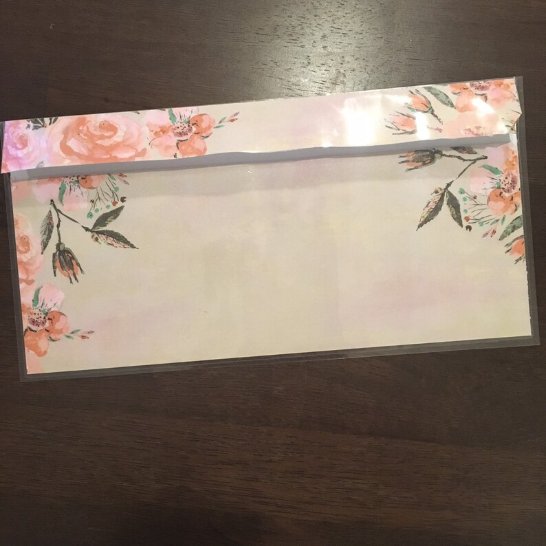Large laminated cash envelope
