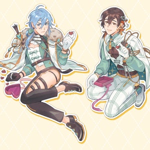 NU Carnival Edmond & Yakumo Stickers - Etsy