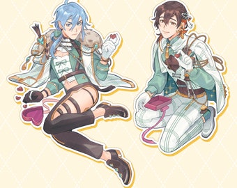 NU Carnival Edmond & Yakumo Stickers