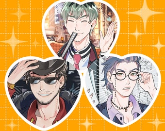 HYPMIC Dotsuitare Honpo Heart Buttons