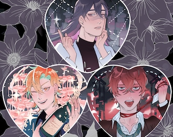 HYPMIC Matenrou Heart Buttons