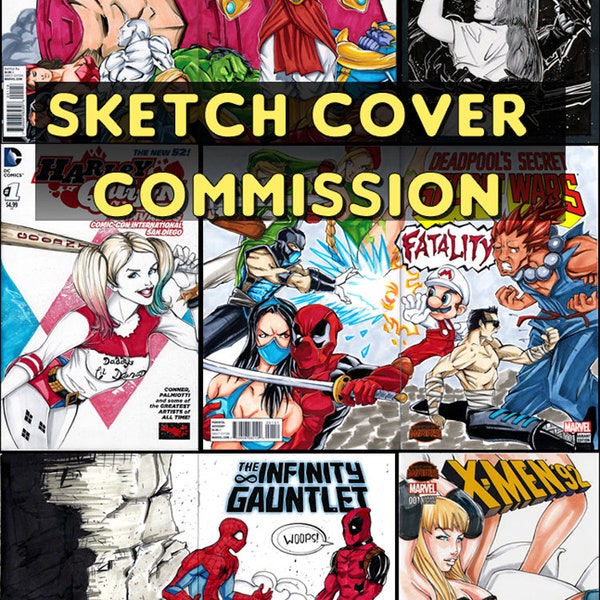 Comic Art Commission Etsy