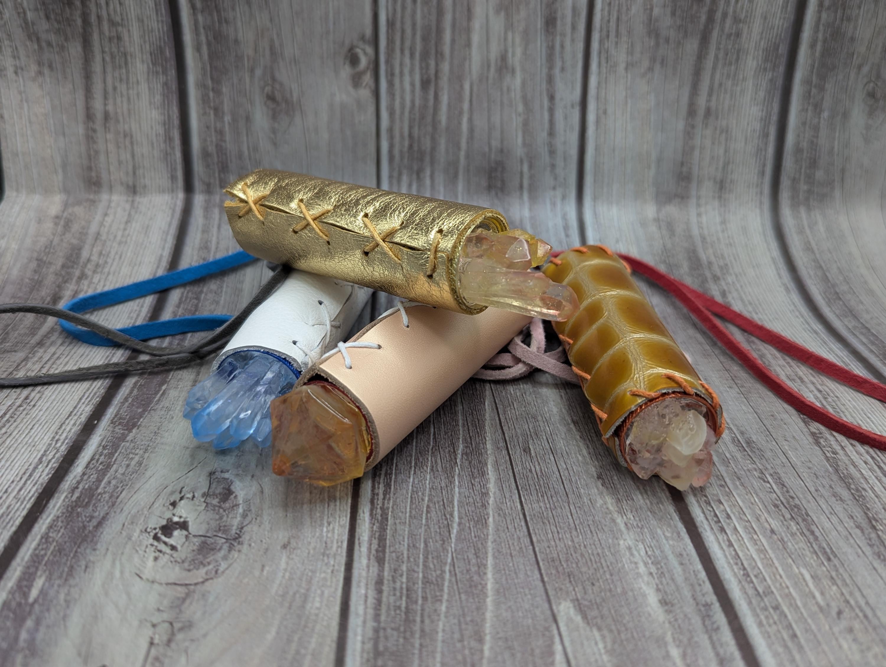 Resin Crystal Flashlight, LARP, RenFaire